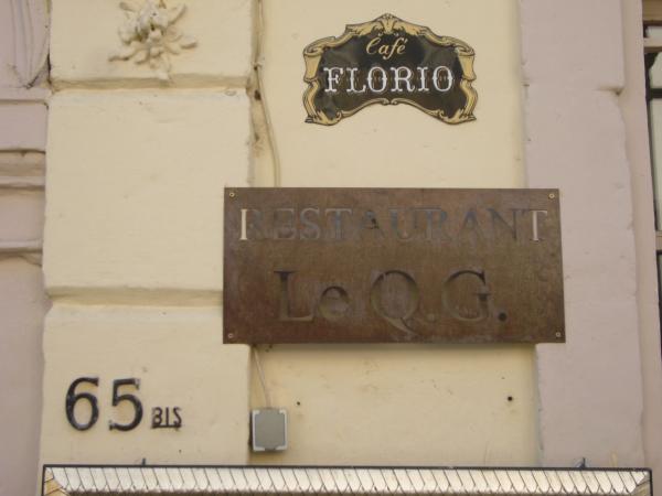 Café Florio v Restaurant Tapas Le Q.G.
